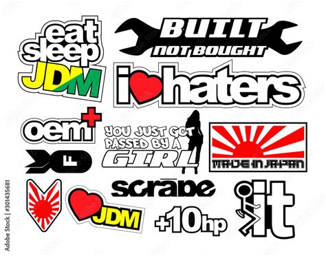 japanese decal car|japanese car stickers meanings.